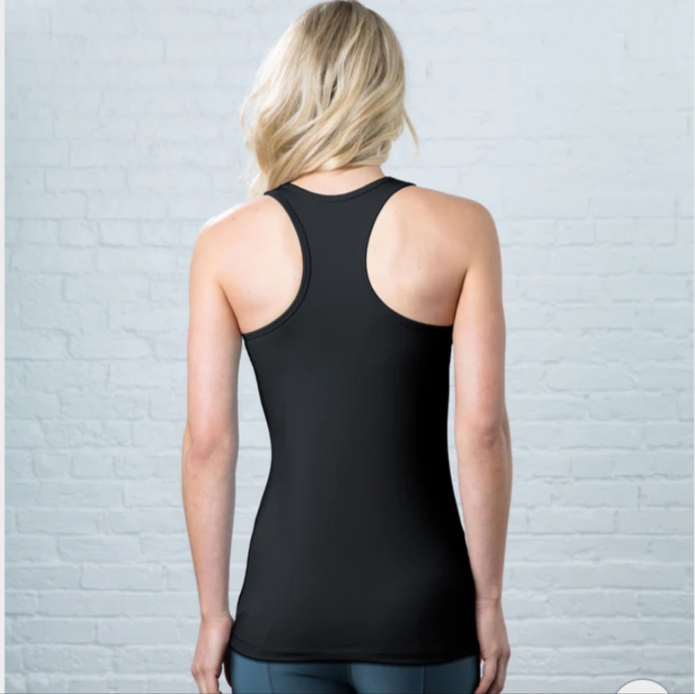 Black Racerback Tank Size 4 - Picture 2 of 3